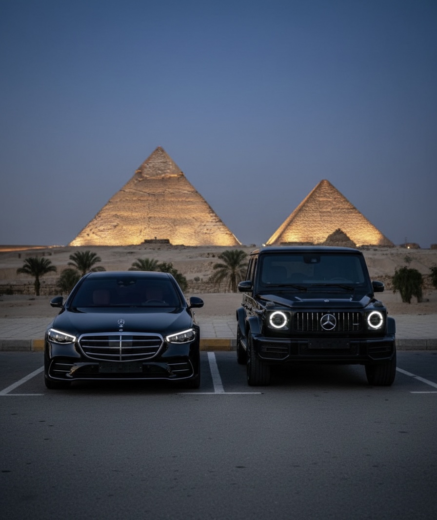 RU Viaggi Mercedes vehicles for long-distance Egypt journeys
